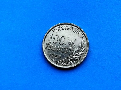 100 Francs 1955 Franta-XF foto