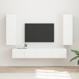Cumpara ieftin Set comoda TV 3 buc. 30 x 31 x 100 cm Alb