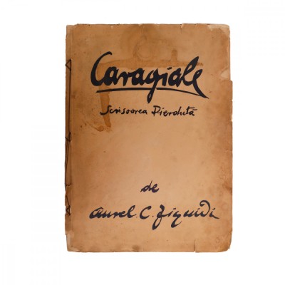 Aurel Jiquidi, Album cu 10 litografii - O Scrisoare Pierdută, de I. L. Caragiale - Format mare foto
