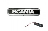 Cumpara ieftin Lampa gabarit cu LOGO NEON ALB SCANIA 12-24 V