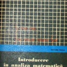 Introducere in analiza matematica Constantin Popa