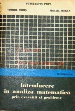 Introducere in analiza matematica Constantin Popa foto