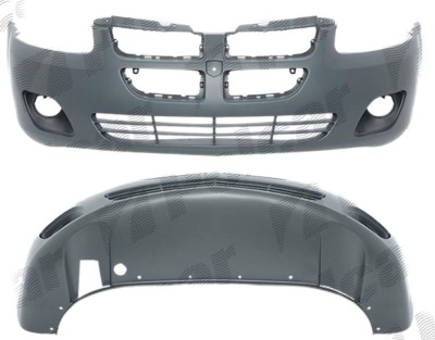 Bara fata Dodge Stratus (Js), 06.2005-12.2006, grunduit, cu locas pentru proiectoare, 4805897AB foto