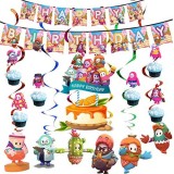 Set aniversar YUIP, carton, multicolor, 126 piese
