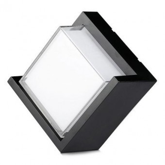LAMPA LED 12W IP44 4000K ALB NEUTRU - NEGRU foto