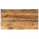 VidaXL Blat de masă margine naturală, 100x60x2,5 cm, lemn masiv mango