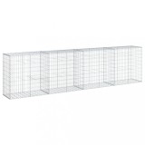Cumpara ieftin Cos gabion cu capac, 400x50x100 cm, fier galvanizat