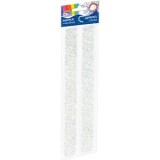 Accesorii creatie decor,2 dantele cristal,diamante autoadezive blister,30cm