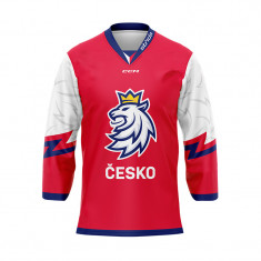 Echipa națională de hochei tricou de hochei Czech Republic lev red - dětsk&yacute; XXS