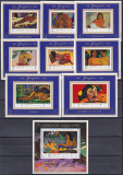 DB1 Pictura Manama Gauguin 8 SS de lux + SS MNH, Nestampilat