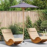 VidaXL Parasol de Grădină Gri &icirc;nchis 180 x 180 x 230 cm Bambus