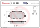 BREMBO P 86 021 PRIME LINE set placute frana,frana disc