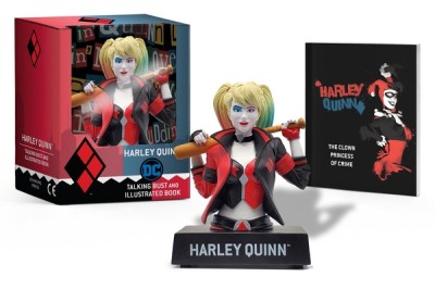Harley Quinn Talking Figure and Illustrated Book foto