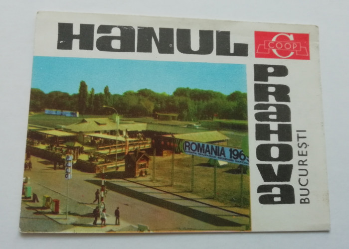 M3 C31 6 - 1979 - Calendar de buzunar - reclama Hanul Prahova - Bucuresti