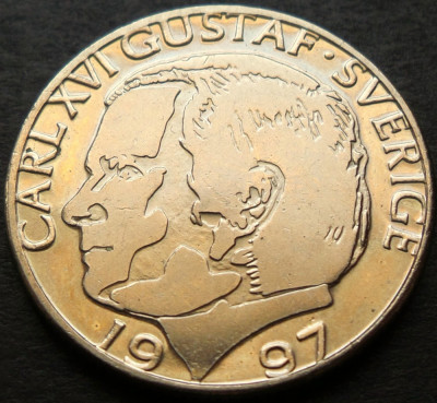 Moneda 1 COROANA - SUEDIA, anul 1997 * cod 2891 B = A.UNC foto