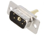 D-Sub 5-Pin Mufă Tată pe Cablu Lipire, MH CONNECTORS