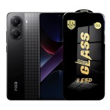 Folie de Protectie pentru Xiaomi Poco X7 Pro, TEO, Sticla Securizata ESD, Margini Negre, Rezistenta la Zgirieturi, Antistatica, 0.35 mm, Transparenta