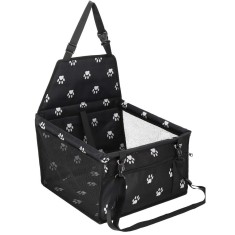 Geanta auto de transport animale de companie, caini si pisci, negru, 40x43x30cm Household NewTrend