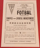 Program meci fotbal AS &quot;CARPATI&quot; MIRSA-SPORTUL MUNCITORESC SLATINA(25.05.1986)