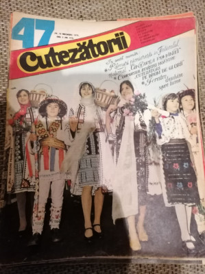 REVISTA CUTEZATORII ANUL X (NR 478 ) 18 NOIEMBRIE 1976 foto