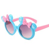 Ochelari de soare cu rama bleu - Fashion (Marime Disponibila: 6-12 luni