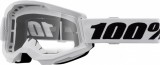 Ochelari cross/atv 100% Strata 2 Junior White, lentila transparenta, culoare ram... Cod Produs: MX_NEW 26013508PE