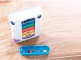 Organizator Medicamente Pastile Zilnic Saptamanal, 7 Zile, 4 Compartimente, Dimineata, Pranz, Seara, Noapte, Cutie Portabila