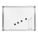Tabla magnetica de scris Jum, 40 x 30 cm, rama aluminiu