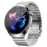 Cumpara ieftin Smartwatch iSEN BK03, Argintiu, 1.39 HD, Apel Bluetooth, ECG, glucoza din sange, oxigen din sange, tensiune arteriala, puls, temperatura corporala, re