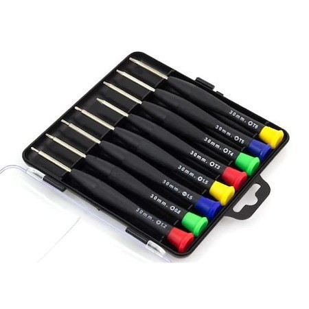 Set 8 surubelnite Torx multifunctionale de precizie - Multicolor