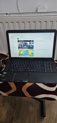 LEPTOP TOSHIBA PROCESOR AMD E1-1200 APU/1,40 GHZ/RAM 6GB/ SSD 120 GB ( NOU NOUT ) WIN 10 TINE SI BATERIA ,SE VINDE CU INCARCATOR . foto