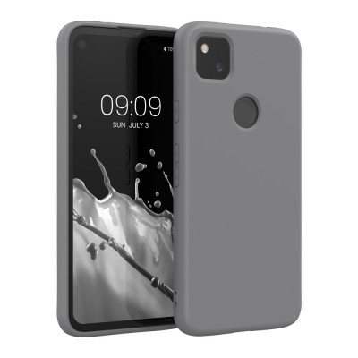 Husa pentru Google Pixel 4a, Silicon, Gri, 52622.155 foto