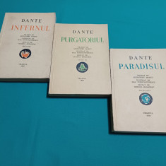 DIVINA COMEDIE * DANTE - PURGATORIUL, PARADISUL, INFERNUL /EDIȚIA A III-A *1943*