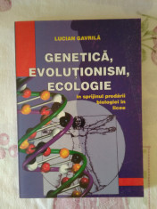 Genetica, evolutionism, ecologie ? Lucian Gavrila foto