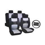 Set huse scaune auto universale negru-gri Breckner Germany