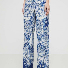 Blugirl Blumarine pantaloni femei, drept, high waist RA4138.T3836