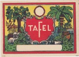 Eticheta Tafel - Fabrica de bauturi Simon Simeon Leib Majer Bistrita, perioada regalista, ND