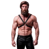 Fetish Submissive Attitude-Attitude Ham Cruzat pe Piept Masculin