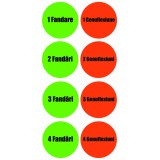 Autocolant Jocuri de Podea Fandari si Genuflexiuni
