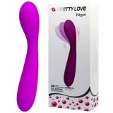 Vibrator Punctul G Nigel, Violet, 17 cm, Pretty Love