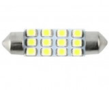 Bec Sofit 12 Led SMD 12V Culoare Albastru 85627 ( 11 x 39MM ) ( Set 2 Buc ) TCT-1403, General