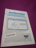 Cumpara ieftin REVISTA MATEMATICA 1990 RM.VALCEA