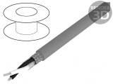 Cablu Alpha Essential 2x22AWG PVC Gri 30,5m