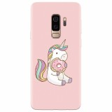 Husa silicon pentru Samsung S9 Plus, Unicorn Donuts