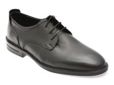Pantofi eleganti BITE THE BULLET negri, FH1194, din piele naturala