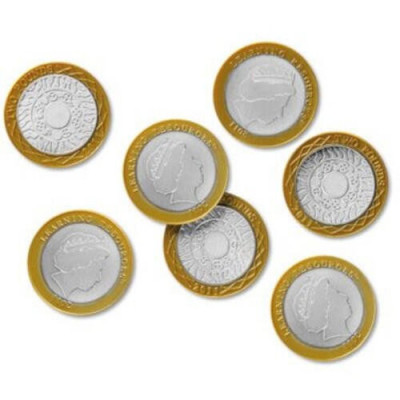 Set de monede de jucarie (2 lire sterline) foto