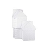 Cumpara ieftin Set 5 cutii depozitare cu capac, albe 28x18x25.5 cm, 30x20x26.5 cm, 32x22x27.5 cm, 34x24x28.5 cm, 36x26.5x30 cm