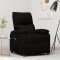 vidaXL Fotoliu rabatabil electric, negru, material textil 3098427