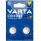 Set 2 Baterii Varta tip buton CR2032, litiu, 6032101402
