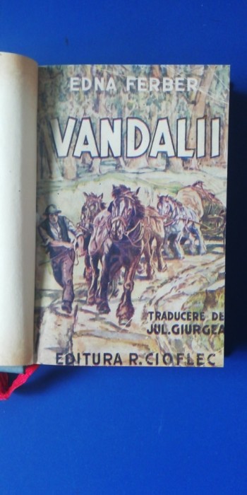 myh 543 - EDNA FERBER - VANDALII - ED INTERBELICA